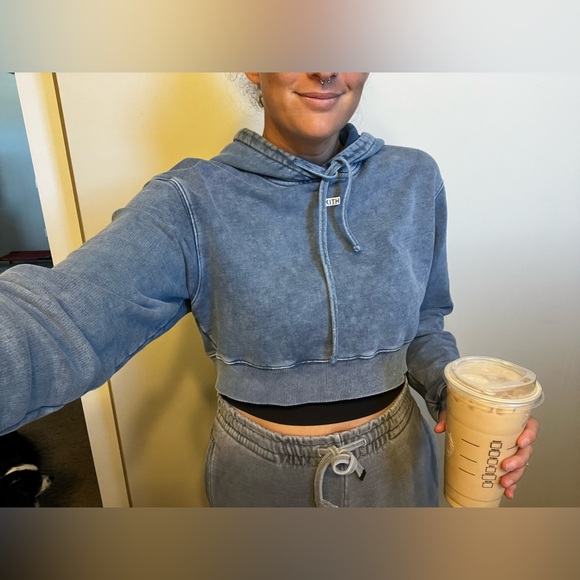 Kith Cropped Hoodie - Picture 3 of 7